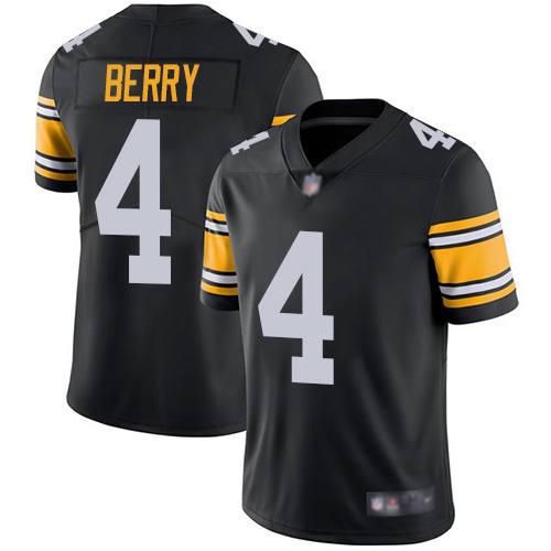 Youth Pittsburgh Steelers Football #4 Limited Black Jordan Berry Alternate Vapor Untouchable Nike NFL Jersey->youth nfl jersey->Youth Jersey